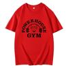 Summer Gym T-Shirts Cotton Oversized Women's T Shirt Graphic Print Sporty Men Tee High Quality Women's Clothes