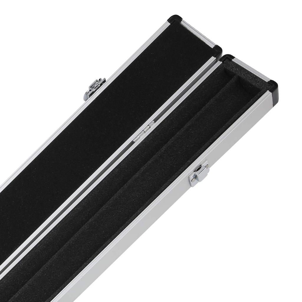 Twardy futerał na kije bilardowe, metalowy, z miękką piankową wyściółką na akcesoria bilardowe, futerał 1/2,