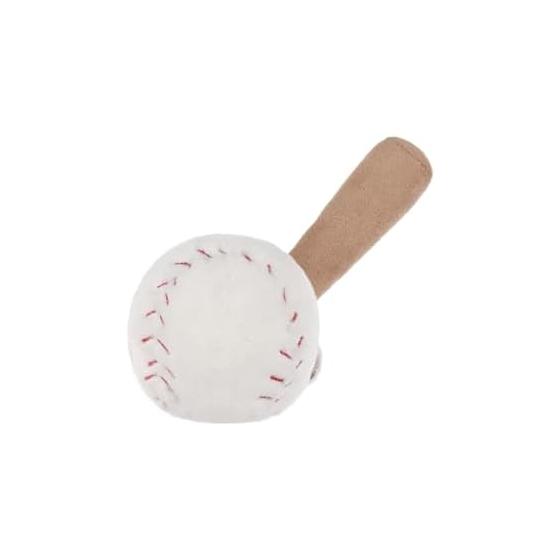 Apricot Lamb Happy Baseball Plush Toy 14cm Soft Cute Fluffy