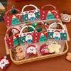 Christmas-themed Plush Keychain Santa Claus Doll Keychain Portable Bag Pendant Backpack Hanging Decor