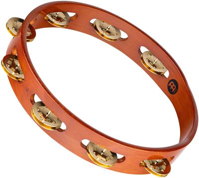 MEINL Percussion Traditional Wood Tambourine Brass Jingles 1row TA1B-AB []