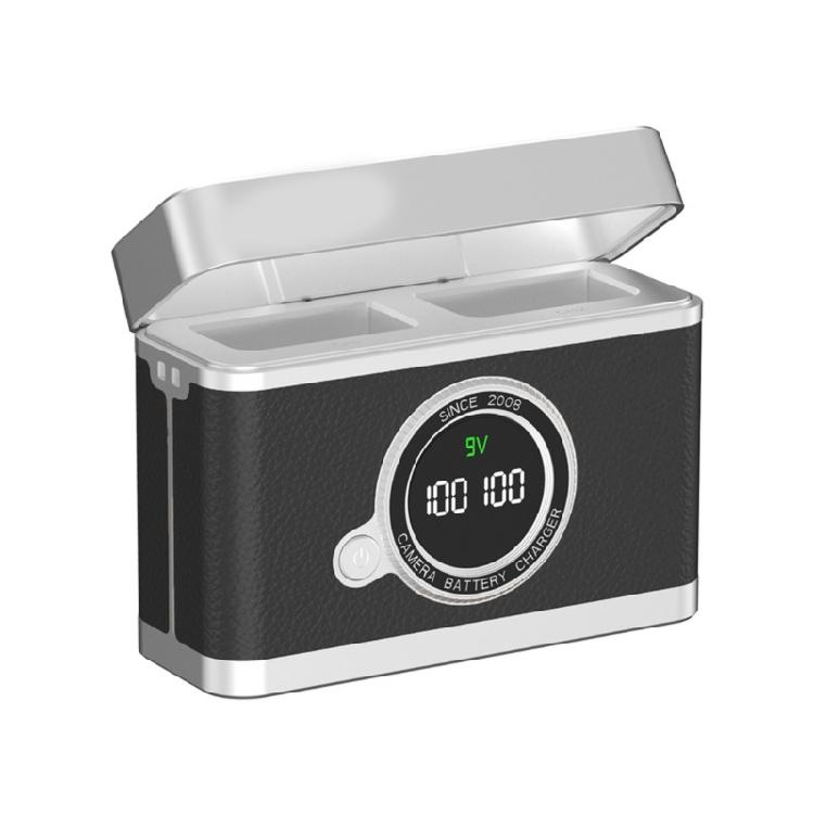 

Professional Double Bay Charging Base Camera Batteries Fast Powering Slot for EN EL25 Supports Fast Charging Use чёрный