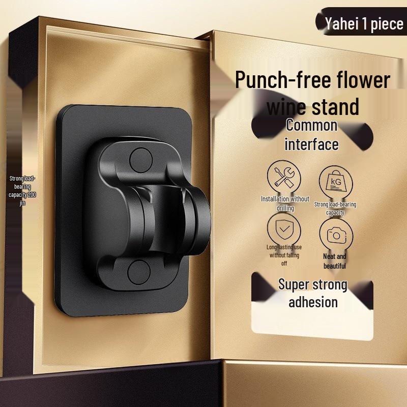 Universal No-Drill Suction Cup Shower Head Holder