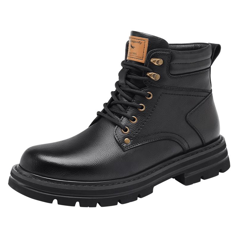 Red Dragonfly Men s British Style Thick-Soled Martin Boots WLD450211 39