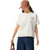 Li Ning Sports Lifestyle Series Casual Eenvoudig Letter Ronde Hals Pullover Losse Korte Mouw T-Shirt Dames T-Shirt Gebroken Wit AHSV464-4