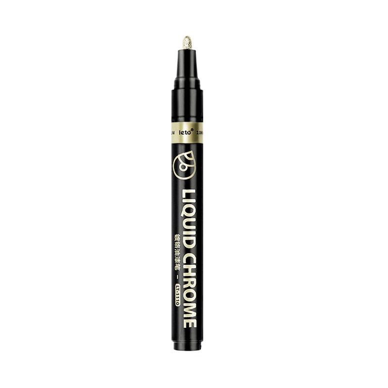 Letu Metallic Mirror Electroplating Marker Pen for DIY Graffiti and Gundam Model Touch-Up