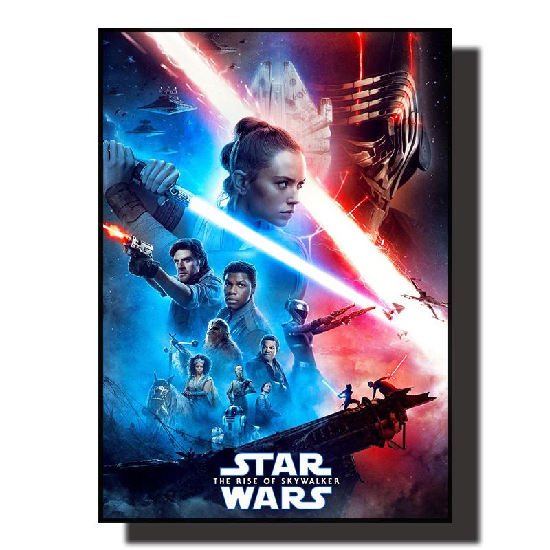 Star Wars Leinwand Dekoratives Gemälde Filmkunst Wandbild Retro Poster Moderne Heimwanddekoration Geschenk und Druck Ästhetik