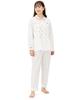 Narue Double Gauze Strawberry Embroidered Pajama Size White Women's Set, 50,