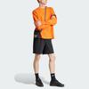 Adidas Originals Neuclassics Three Stripe Decorative Crew Neck Pullover Long Sleeve T-Shirt Men Tops Orange IM2098