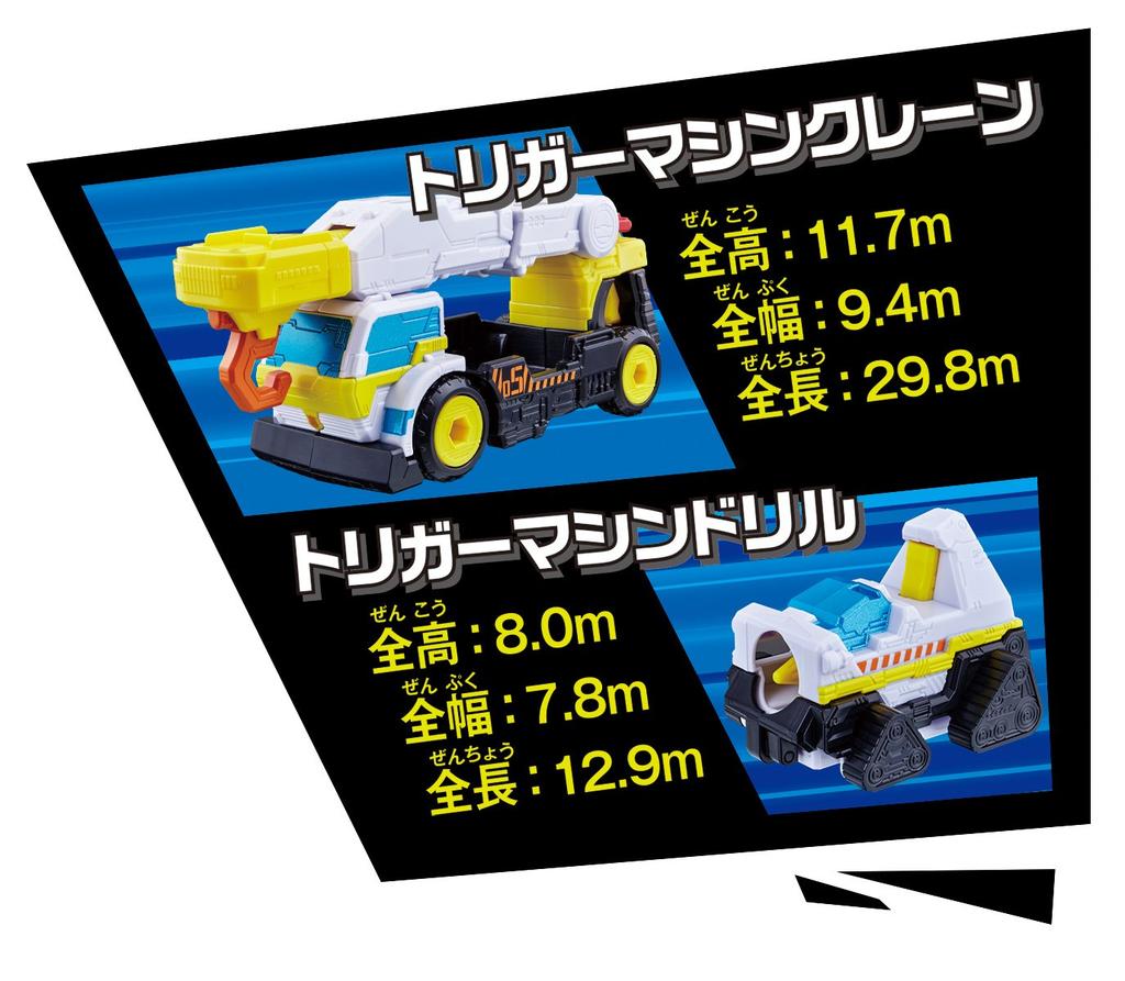 Kaitou Sentai Lupinranger VS Keisatsu Sentai Patranger [VS Vehicle Series] DX Trigger Machine Crane & Trigger Machine Drill