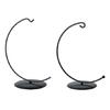 3pcs Stylish Half Circle Metal Rack For Displaying Spheres And Other Small Decorative Objects