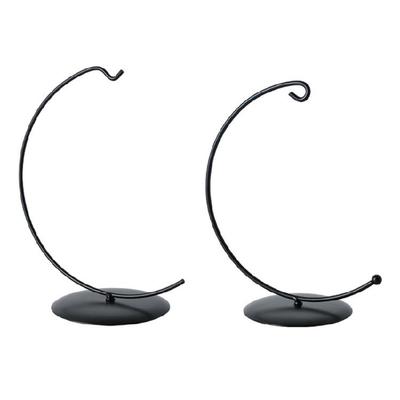 3pcs Stylish Half Circle Metal Rack For Displaying Spheres And Other Small Decorative Objects
