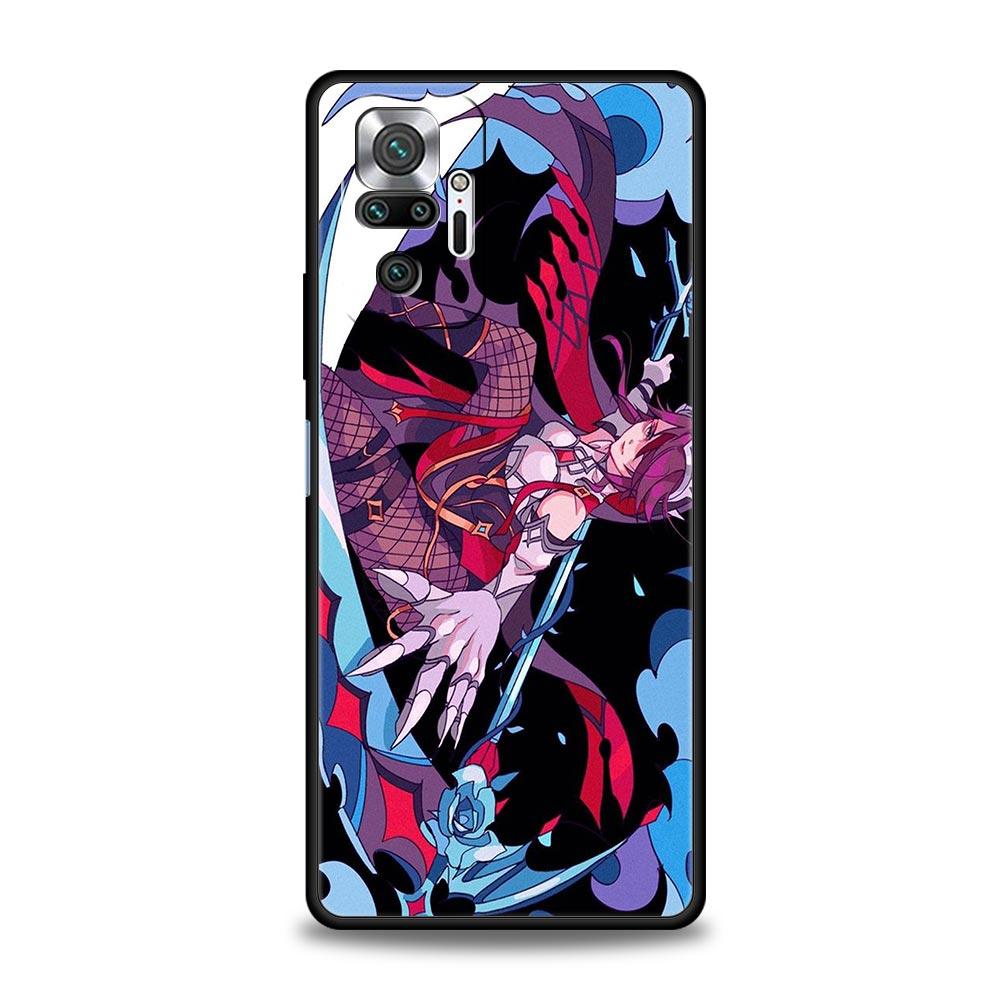 

Милый Genshin impact Для Xiaomi Redmi Note 11 10 9 8 Pro Чехол для телефона 10S 9S 7 8T 9T 9A 8A 9C K50 K40 Gaming 11T 5G Мягкая задняя крышка Redmi 10