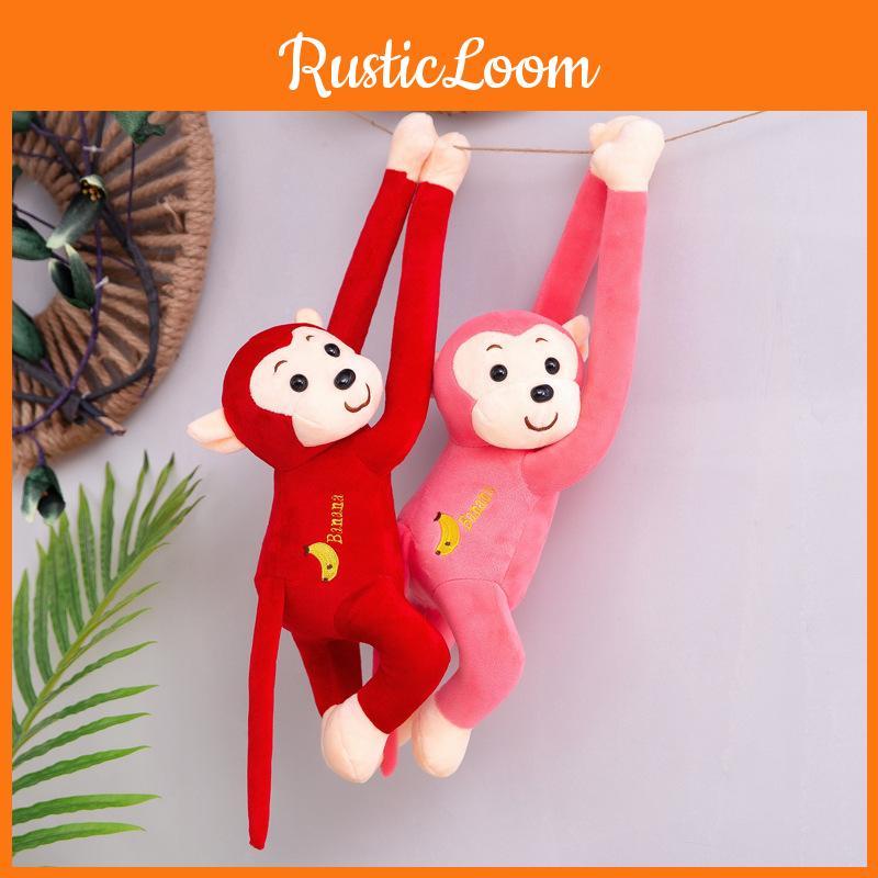 Monkey Toy Plush Hanging Monkey Doll Ring Buckle Long Arm Gift Decoration