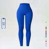 Ribbed High-Waist Seamless Yoga Pants - European/American Autumn/Winter Fitness Leggings