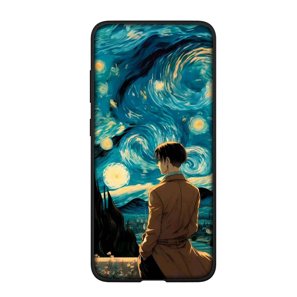 

для Samsung Galaxy S24 S23 iPhone 16 15 14 Xiaomi Redmi Note 13 12 11 10 Plus 9 Pro Max X XR чехол для телефона Comics Attack on Titan Levi OPPO Huawei Cover for iPhone 15 Pro Max аэро