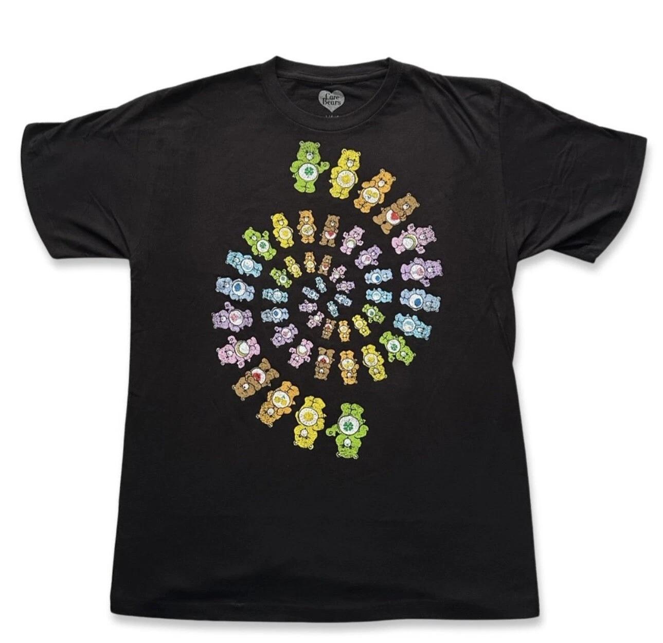 Care Bears Shirt Mens Sz L Y2K Cartoon T-Shirt 2XL
