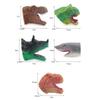 5 Stück/Set Cartoon Dinosaurier Hai Finger Spielzeug Weichgummi Lernspielzeug Rollenspiel Spielzeug Finger