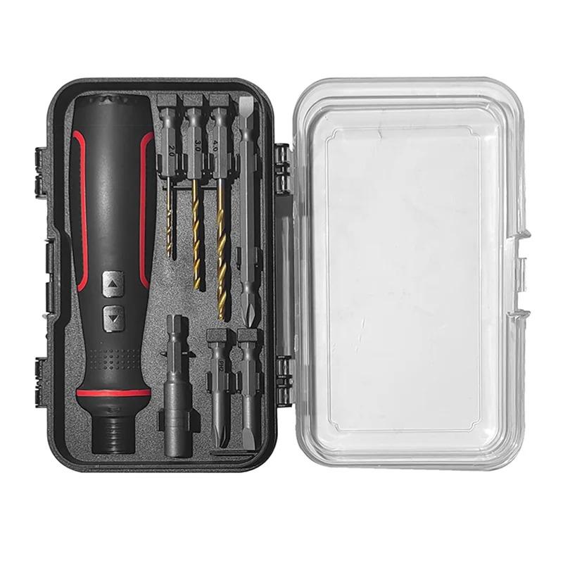 

Maizhe USB перезаряжаемая электрическая отвертка 3,6 В со светодиодной подсветкой, беспроводные мини-электроинструменты, многоцелевые для домашнего использования «сделай сам»