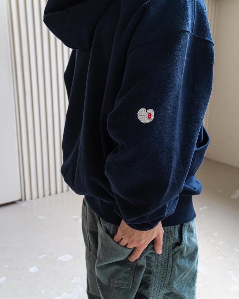 Karactor Gardener Hoodied Zip-Up / Navy