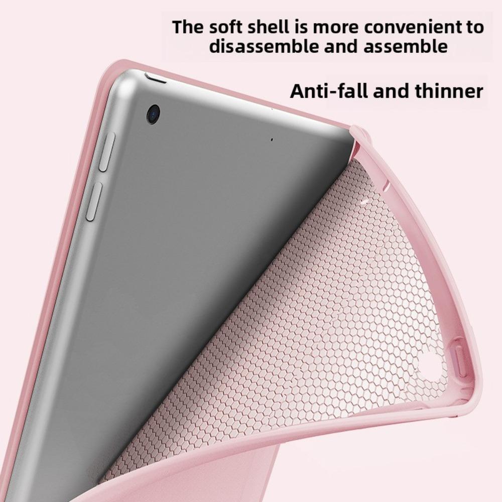 Soft Silicone 3 Fold Case for 2022 iPad 10 10.2 Inch iPad Pro 11 Mini 6 Air 5 Protective Cover