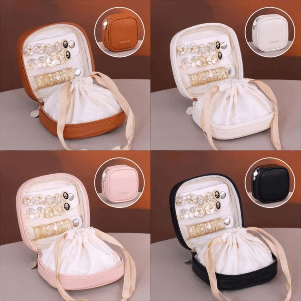 Organizer Travel Earrings Ring Sorting Bag Packing Bag Drawstring Storage Bag  Girls