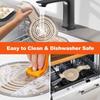 2Pcs Non-Stick Baking Mat Set Silicone Dough Transfer Mat Bread Kneading Pad  Kitchen Baking Tools
