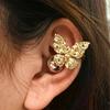 Zircon Butterfly Earphone Clips Sparkly DIY Custom Decor Personalized Headphone Accessory for Casual Outfit Earbud Ornament