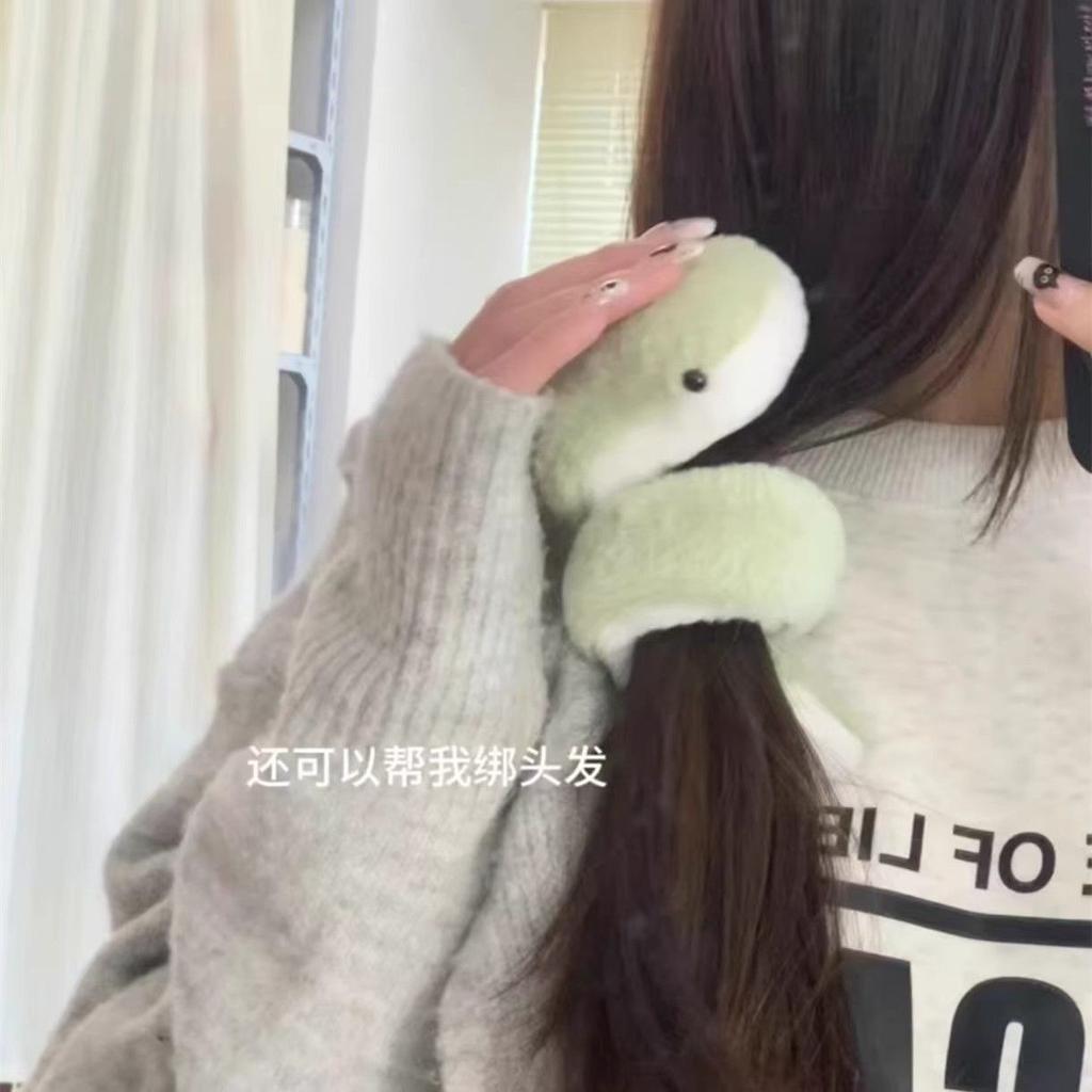 Cute Snake Doll Plush Toy Doll Boys And Girls Green Snake Hand Puppet Ornament Year Of The Snake Mascot Gift