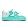 Nike Air Force 1 Rutschfeste Low-Top Skateboard-Schuhe Unisex Weiß Tiffany CW2288-111(Team80-SBOX)