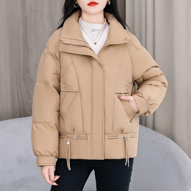 Winter Fashion Women Short Down Cotton Coat Loose Warm Thickened Slim Jacket