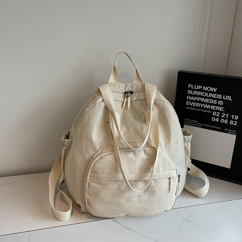 2025 Autumn New Large-capacity Backpack Women's Casual Versatile Lightweight Travel Bag Fashionable High-value Messenger Bag