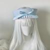 Ruffle Sailor Hat Dome Navy Cap Retro JK Bow Beret  Travel