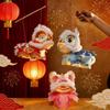 DIY Material Package New Year Lion Dance Lantern Waterproof with Tassel Handmade Lantern Festival Atmosphere Hanging Ornament