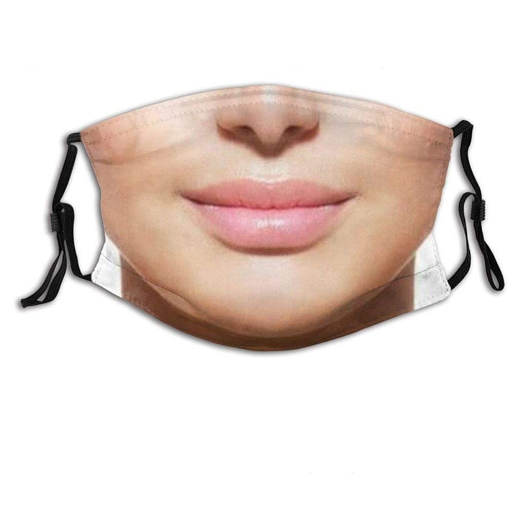Personality Funny Printed Mask Facial Expression Party Cosplay Mask Winter Outdoor