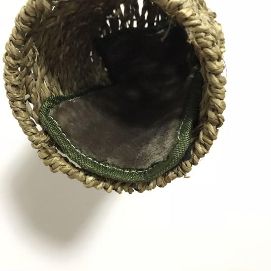 Winter Warm Naturgras Tunnel Hängematte Bett mit Matte zum Schlafen Vogel