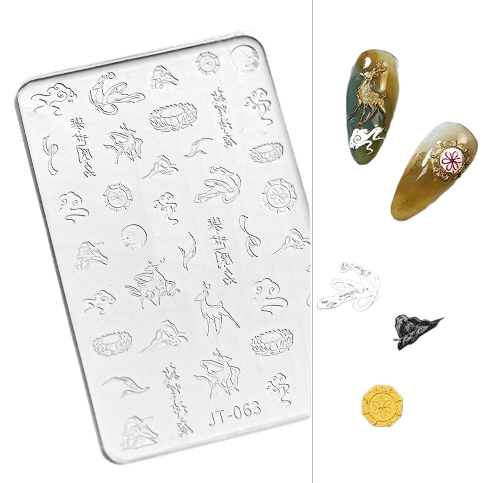 

3D силиконовая форма для дизайна ногтей, медузы, бабочки, формы для литья ногтей, рельефные трафареты для ногтей, скульптура, форма для маникюра 5