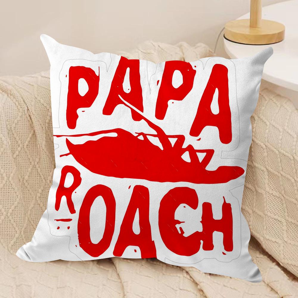 Classic PPapaS RRoach Cushion Cover Soft Plush Fabric DoubleSided Printed Sofa Cushion Cover for All Seasons Home Decor Gift
