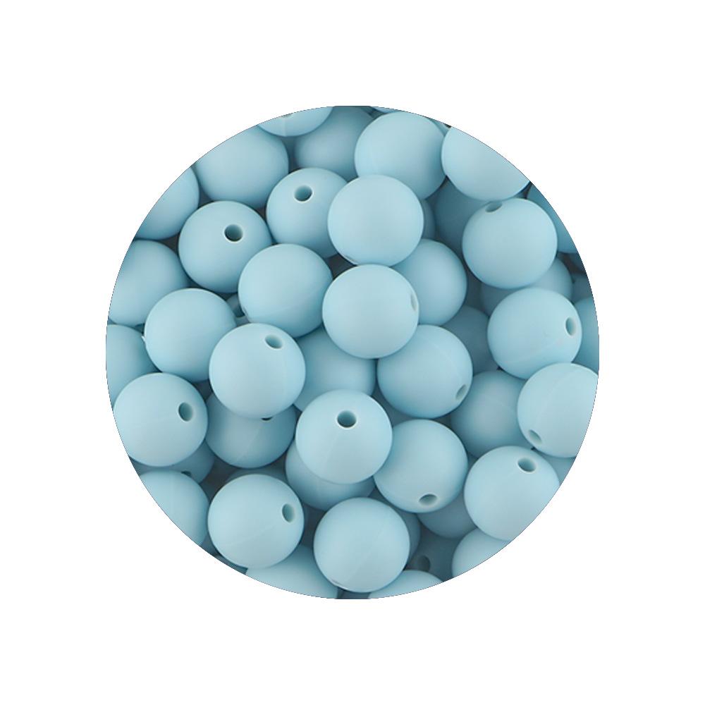 Kovict 9MM 40-80Pcs Round Silicone Bead 9MM Food Grade For Jewelry Making DIY Bracelet Pacifier Chain Accessories