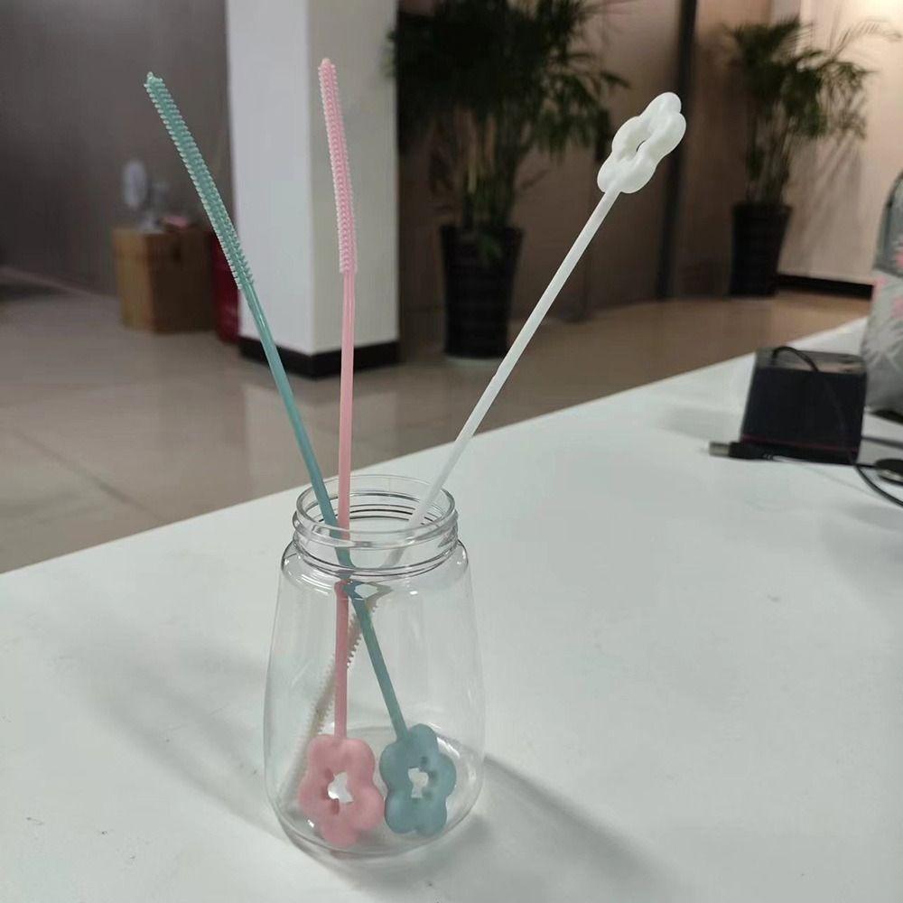 Household Straw Cleaning Brush Reusable Bottle Cups Cover Brush Drinking Straw Cleaner Brush
