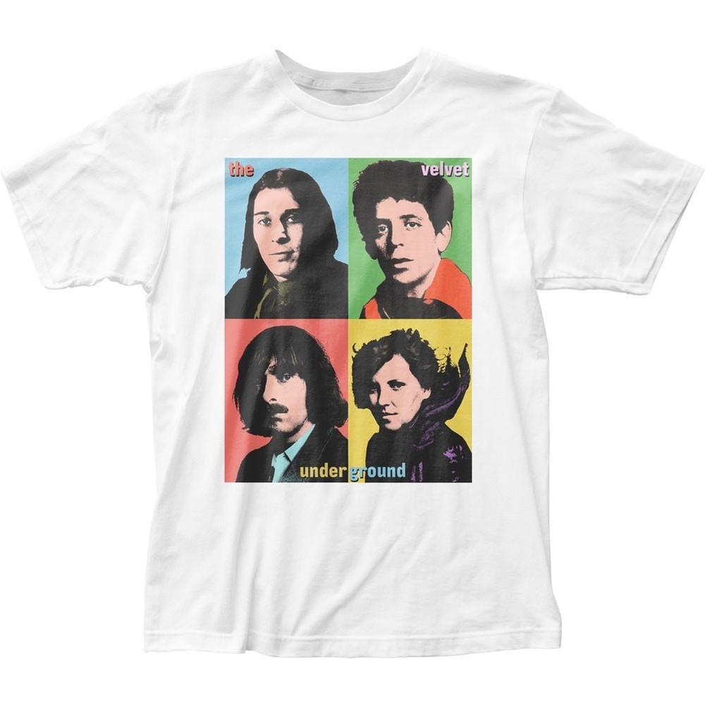 Velvet Underground Pop Art 2 Mens T Shirt Music Classic Concert Band Tee White Unisex T-Shirt XXXXL