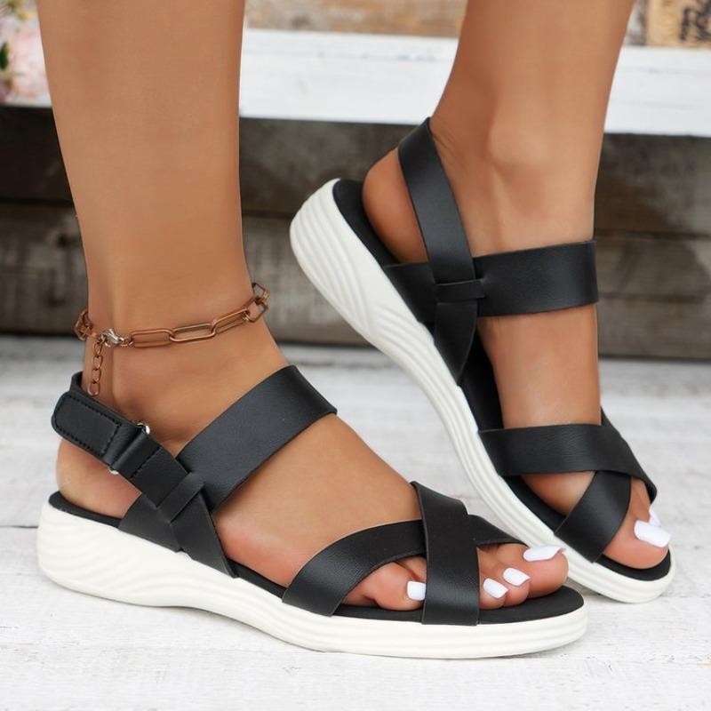 Large size sandals women's summer post-trip sandals TEUM explosive sandals
