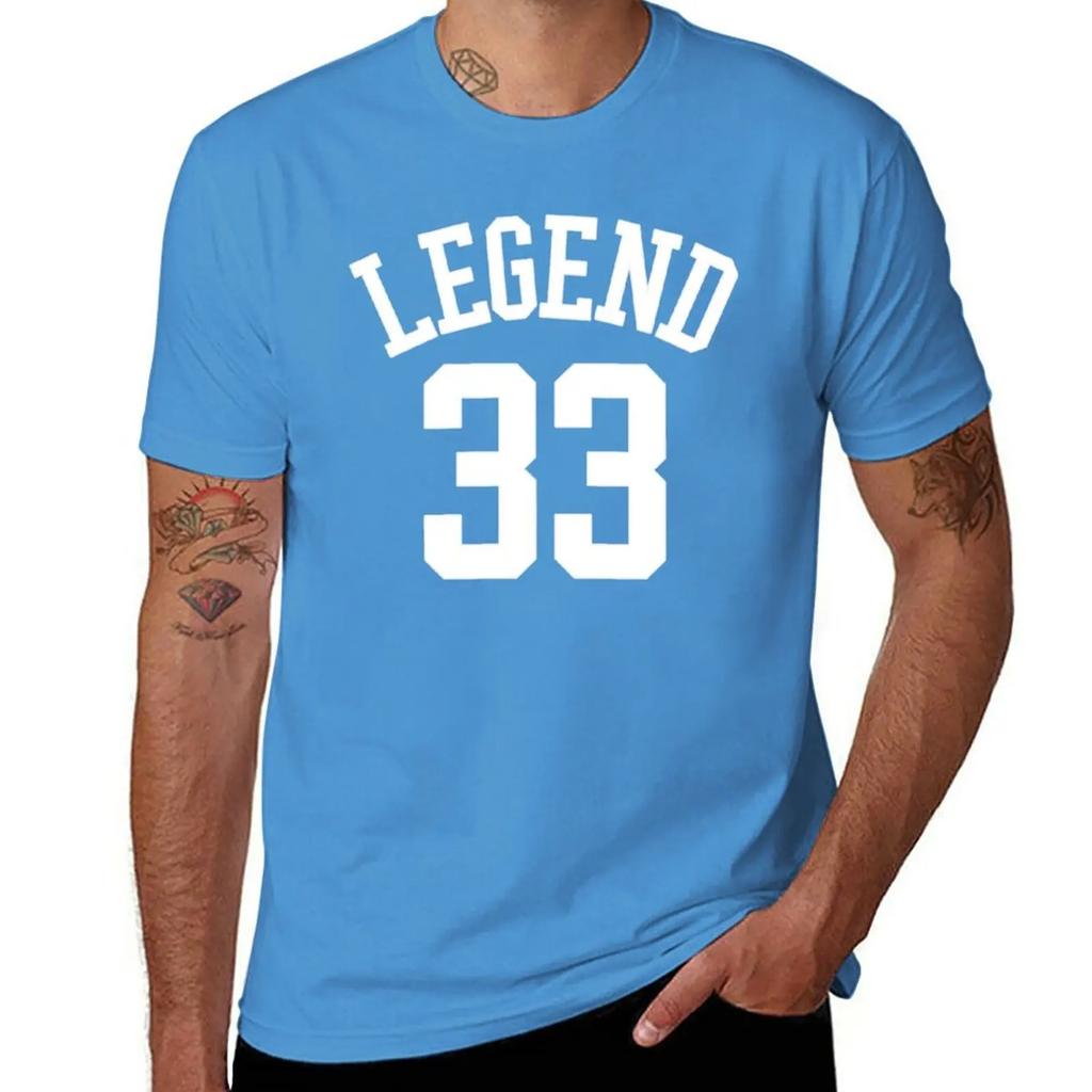 Summer Harajuku Custom T Shirt Heavyweight New Retro Larry 'Legend' Bird Jersey Plain Boys T Shirts Blac Sweat Shirts, Men