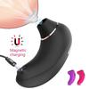 ZOMTOP Suction Electric Massager for 9 Suction Clitoral Suction Nipple Clitoral Stimulation Small Squirting Electric Nipple Development USB Waterproof