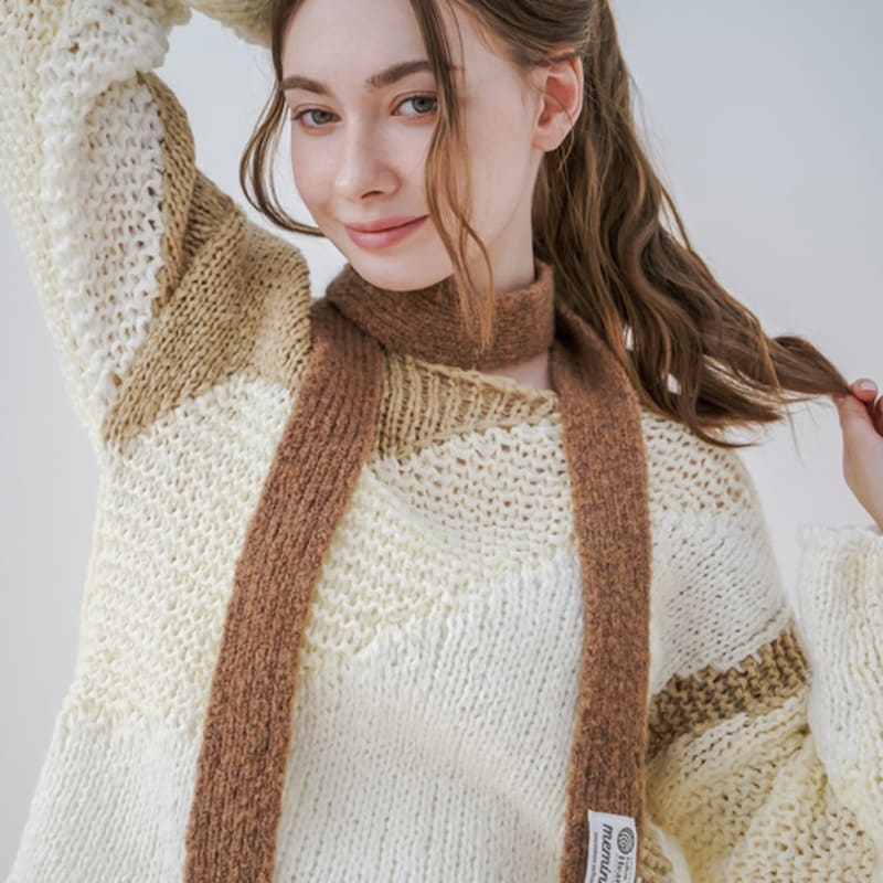 

meminn sweet skinny kinit muffler 3colors Sweet Skinny (Beige)