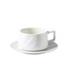 Huidsen Keramik Steindesign Tasse & Untertasse Set