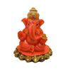 @ Lord Ganesha Idol In Orange Color Ideal For Car Dashboard 80Gm Zr-7030-60%Off