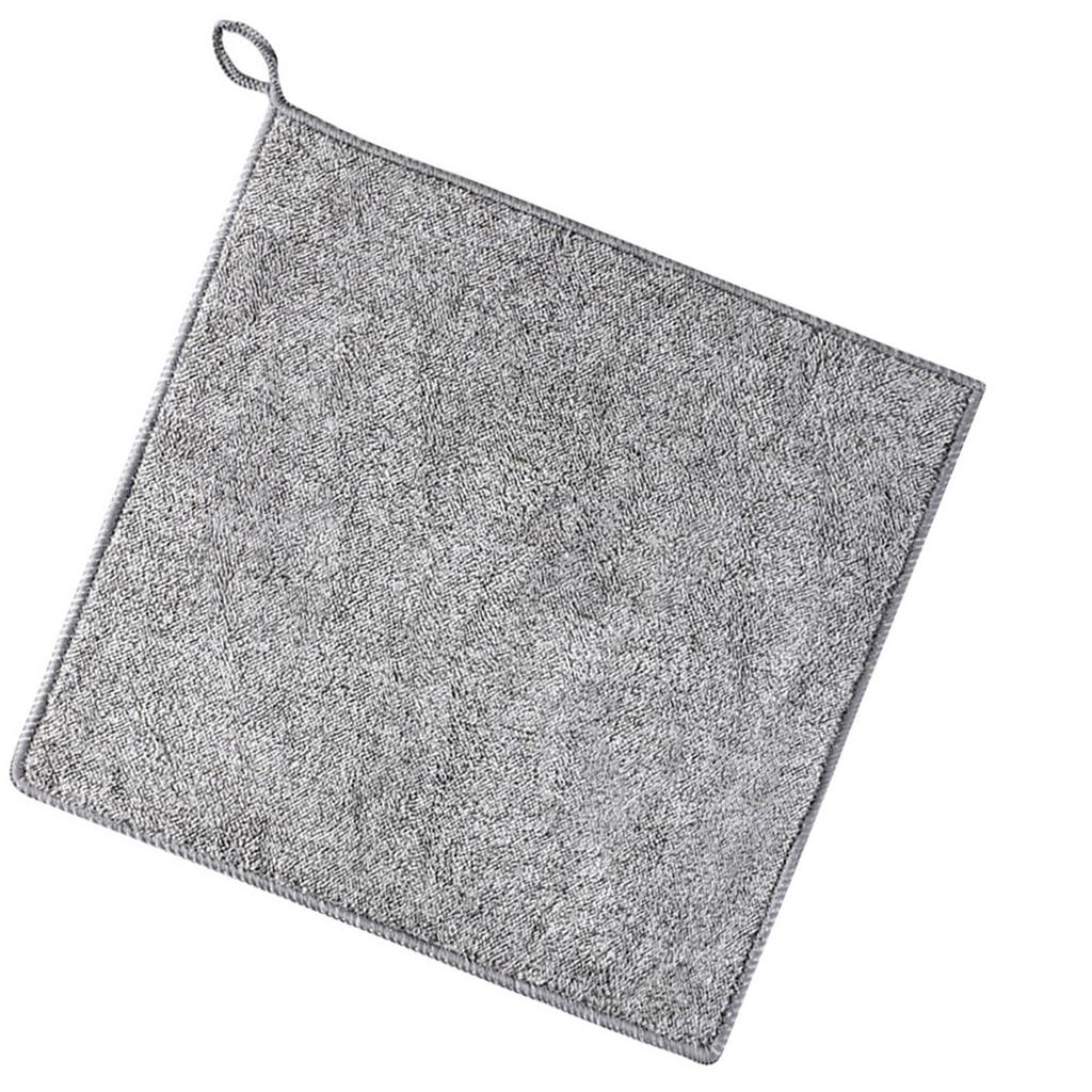 Cleaning Cloth Bamboo Fiber Quick Dry Towel Super Absorbent Cloth 30x30cm for Home Kitchen