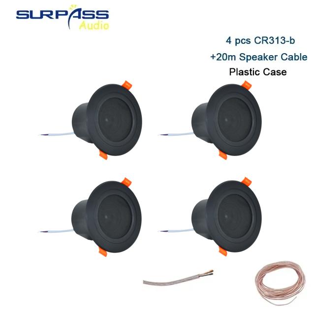 8Ohm 10W Bathroom Ceiling Speaker Background Music System Moisture-proof Aluminum Can Fashion In-ceiling Speaker Sound Quality 5