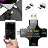 Type-C PD Voltage Current Meter Color Digital Display Power Bank Type-C USB Tester Charger Indicator Voltage USB Current Tester